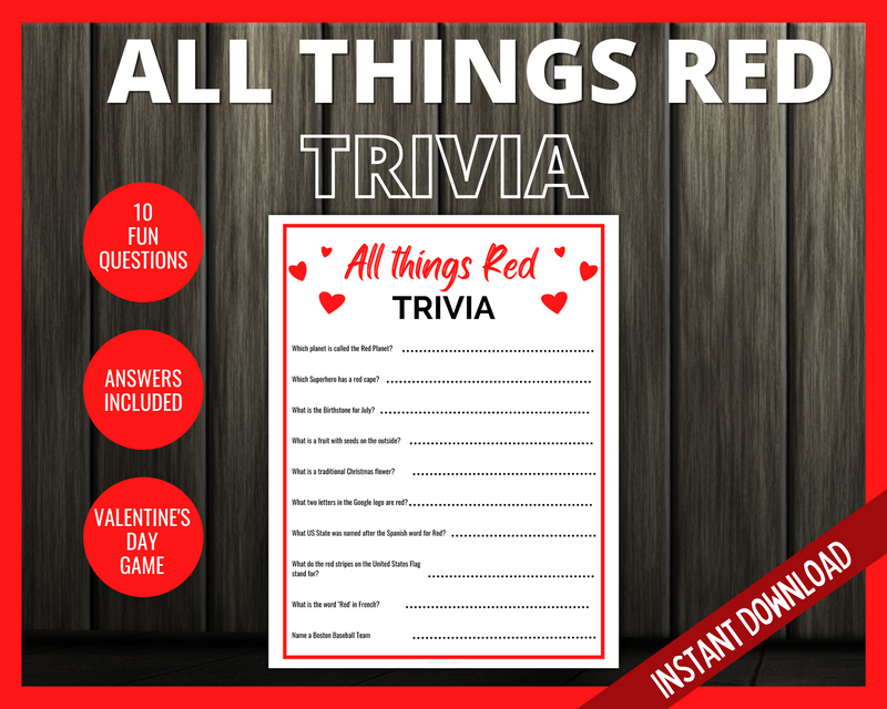 All things red trivia