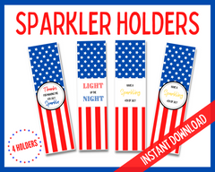 fourth of July sparkler holders