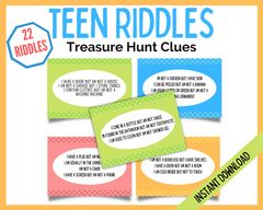 teen treasure hunt riddles