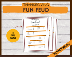 Thanksgiving Fun Feud