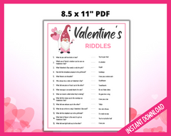 Valentines Riddles for kids