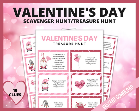 Valentines Day Scavenger Hunt