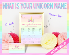 What is your Unicorn Name Printable