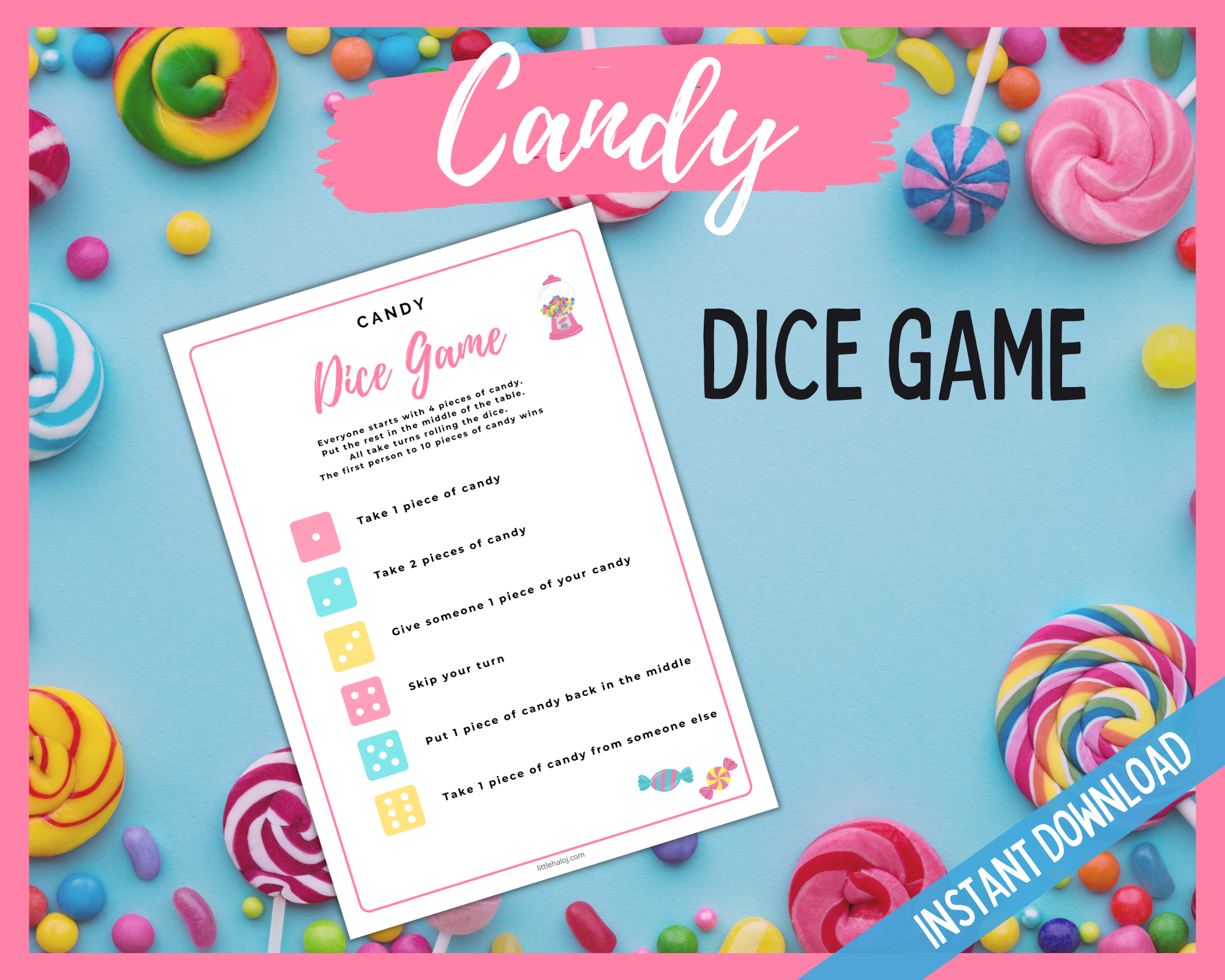Candy Dice Game