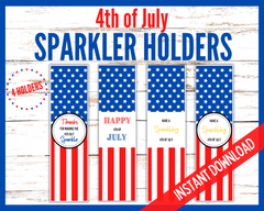 fourth of July sparkler holders