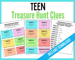 Teen Treasure Hunt Clues – LittleHaloJ