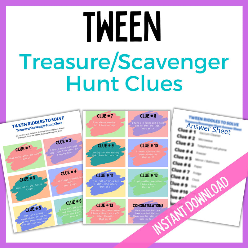 Tween Treasure/Scavenger Hunt