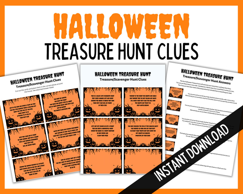 Halloween Treasure Hunt | LittleHaloJ