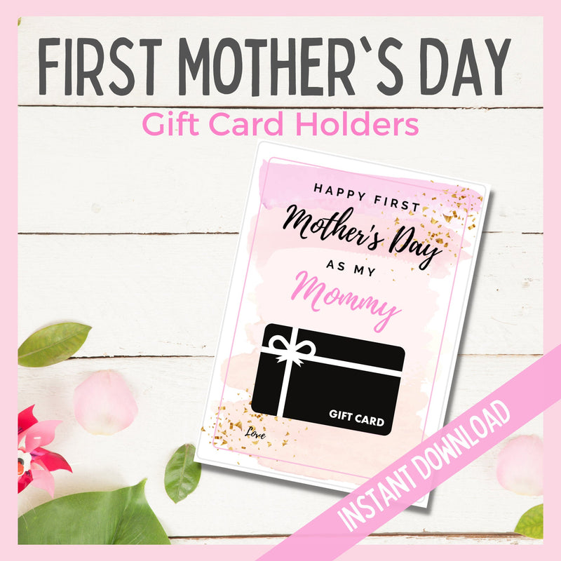 First Mother's Day Gift Card Holder