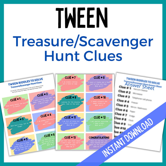 Tween Treasure/Scavenger Hunt