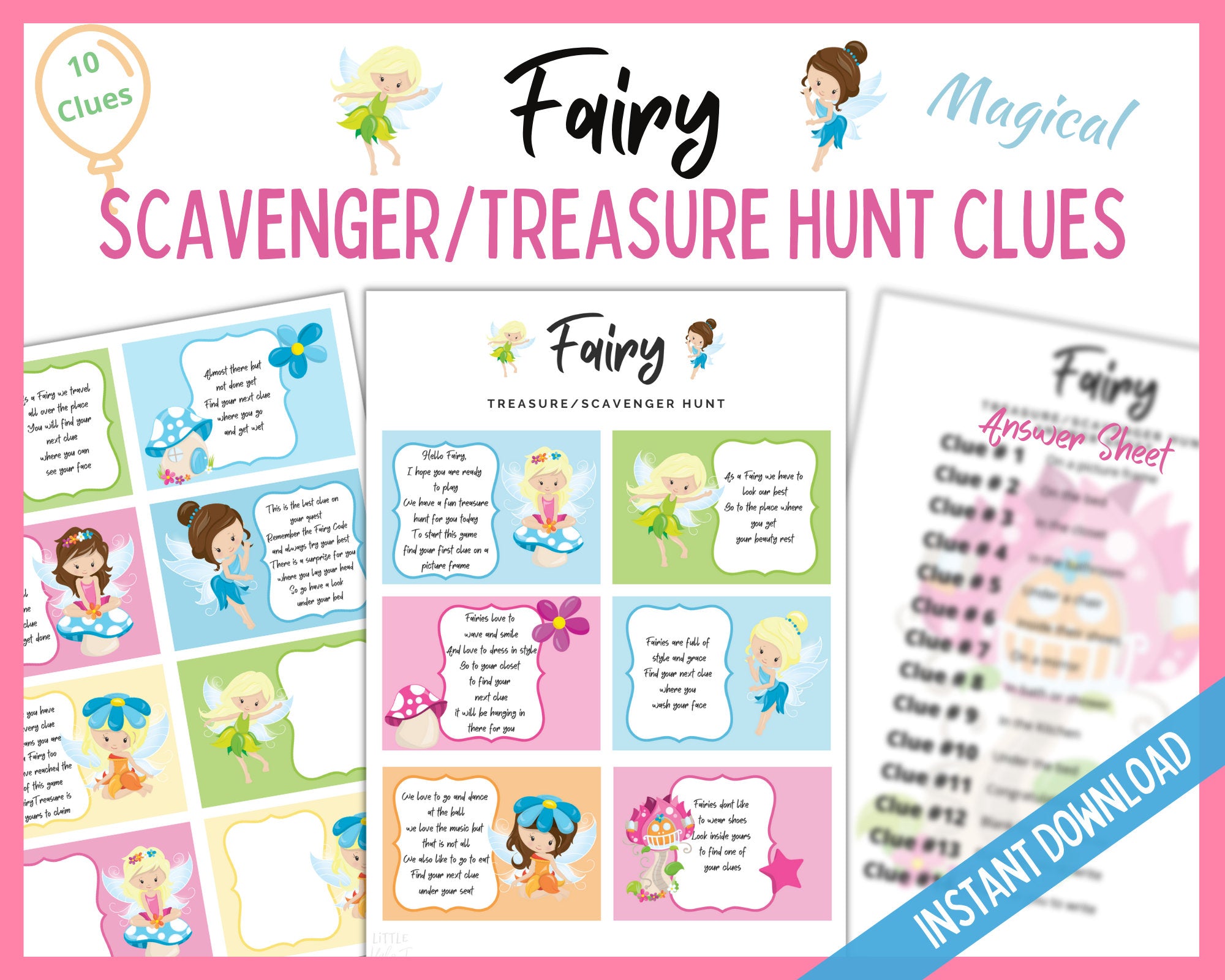 Fairy Treasure Hunt | LittleHaloJ