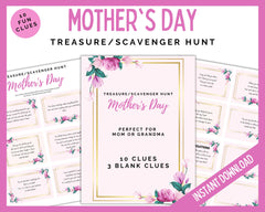 Mother's Day Treasure Hunt Clues