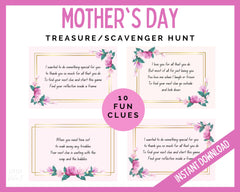 Mother's Day Treasure Hunt Clues