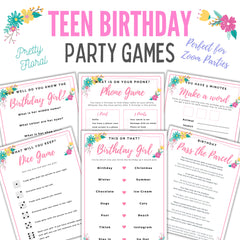 Teen Party Games - Floral