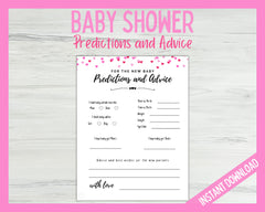 Baby Predictions and Advice - Pink