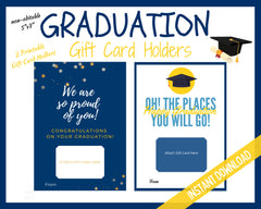 Graduation gift card holders