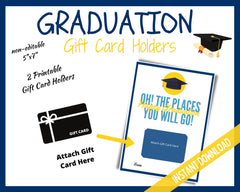 Graduation gift card holders