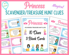 Princess Birthday Treasure Hunt