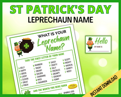 Leprechaun name game