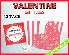 Red Poppin Gift Tags
